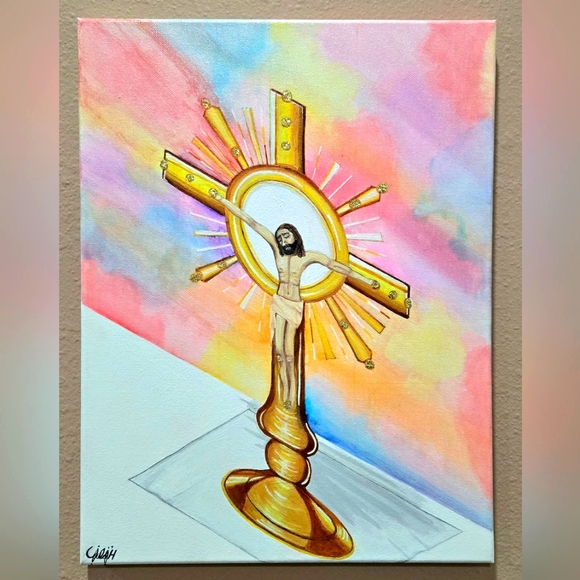 Religious Eucharist Canvas Art "Real Presence" - Picture 2 of 5